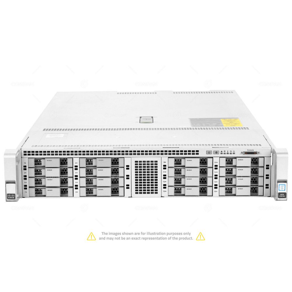 CISCO UCSC C240 M4S2 16SFF 2x Xeon E5-2640 V4 32GB RAM 8x 600GB 12G SAS HDD